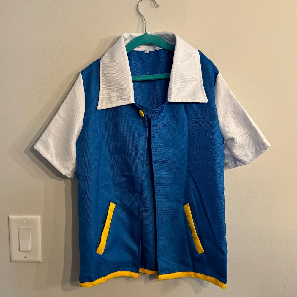 Ash Costume - Pokemon - with Hat and Gloves